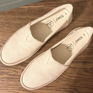 Toms Parker Slip On--Natural Textural Woven